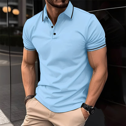 Mervyn - Bequeme Herren-Sportshirts mit kurzen Ärmeln
