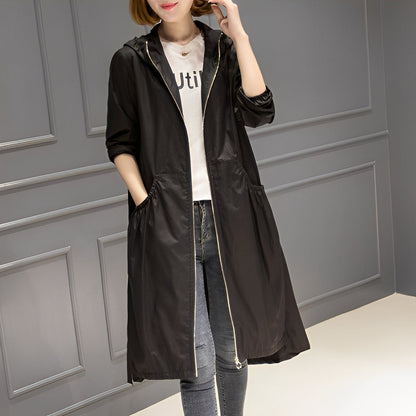 Margarette - Eleganter Damen-Regenmantel mit Kapuze