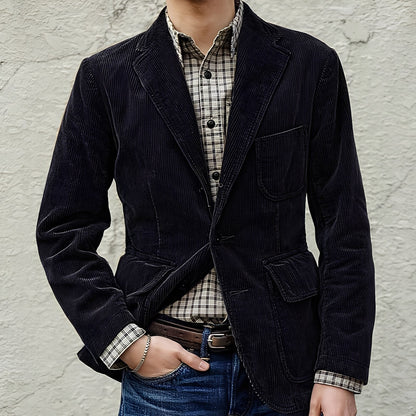 Dalton - Bequeme Wolljacke für Herren mit Taschen