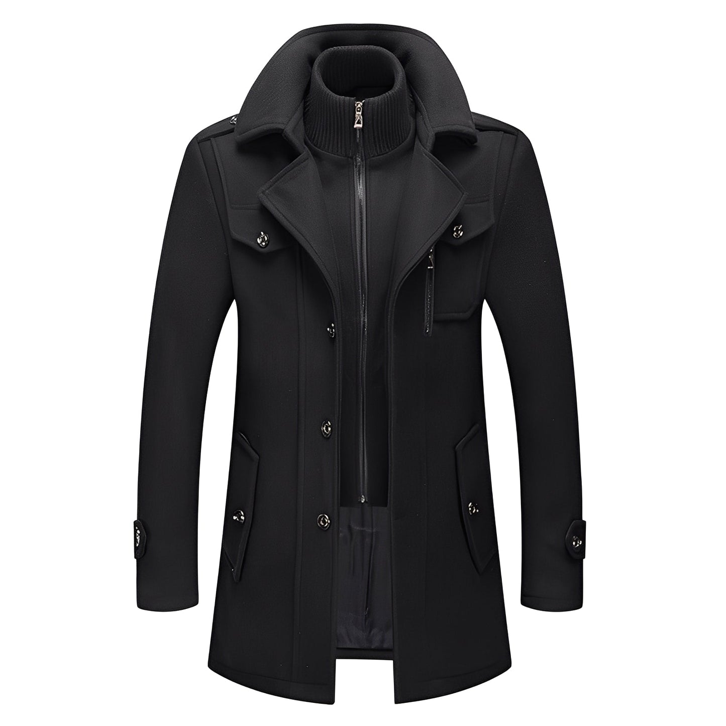 Darius - Moderne, warme Wolljacke für Herren