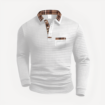 Morris - Langarm-Poloshirt für Herren im eleganten Stil