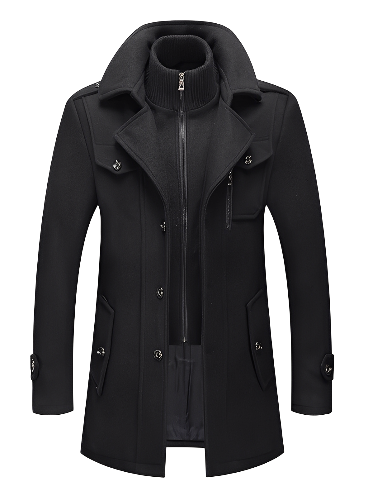 Philip - Modischer Herren-Trenchcoat mit Taschen