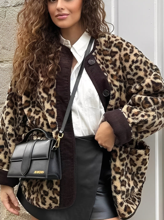 Emelia - Trendige, große, warme Damenjacke