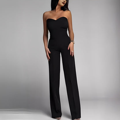 Briley - Eleganter, modischer trägerloser Damen-Jumpsuit