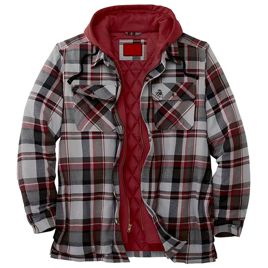 Denzil - Bequeme karierte Flanelljacke für Herren