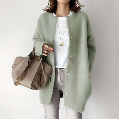 Dahlie - Eleganter, locker geschnittener Damen-Cardigan