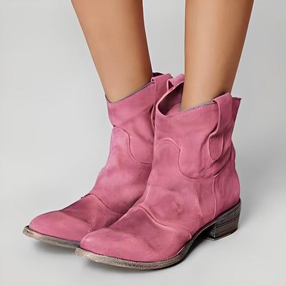 Margaret - Komfortable Damenlederstiefeletten