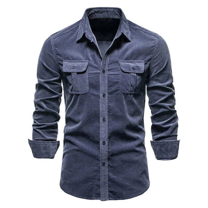 Rowen - Einfaches Shirt für Herren mit Taschen