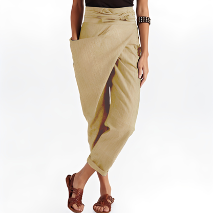 Courteney - Bequeme Damen-Haremshose mit hohem Taillenbund