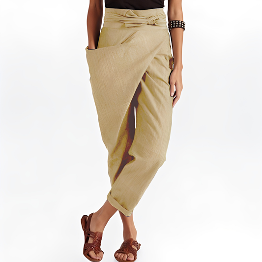 Courteney - Bequeme Damen-Haremshose mit hohem Taillenbund