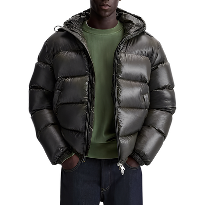 Micheal - Herren-Daunenjacke mit moderner Kapuze