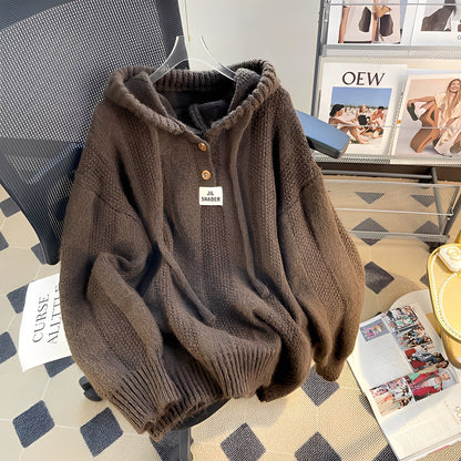 Haylee - Bequemer Damenpullover mit Knöpfen