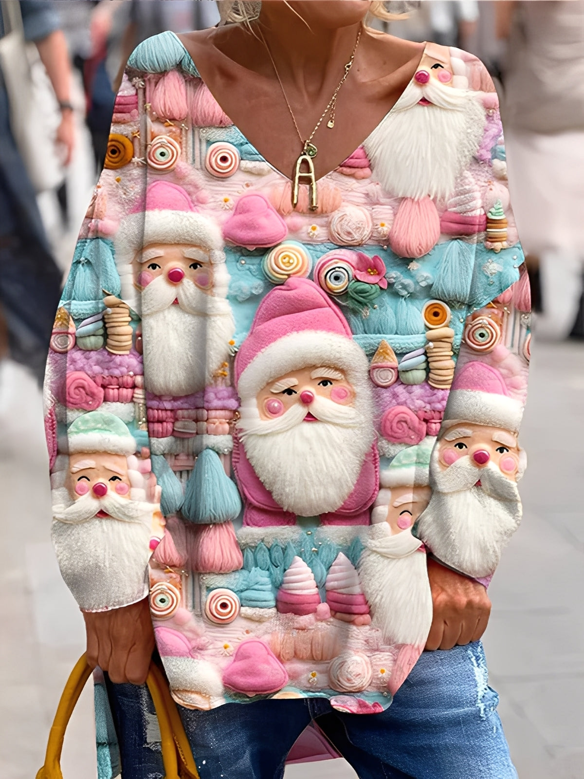 Esme - Damen Fleece mit langen Ärmeln