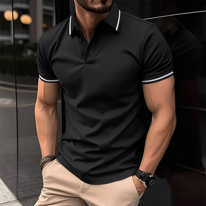 Mervyn - Bequeme Herren-Sportshirts mit kurzen Ärmeln
