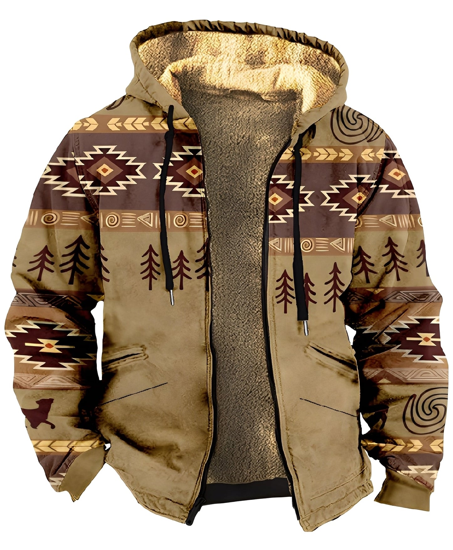 Mervin - Herren-Hoodie aus auffälligem Samt