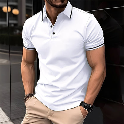 Mervyn - Bequeme Herren-Sportshirts mit kurzen Ärmeln