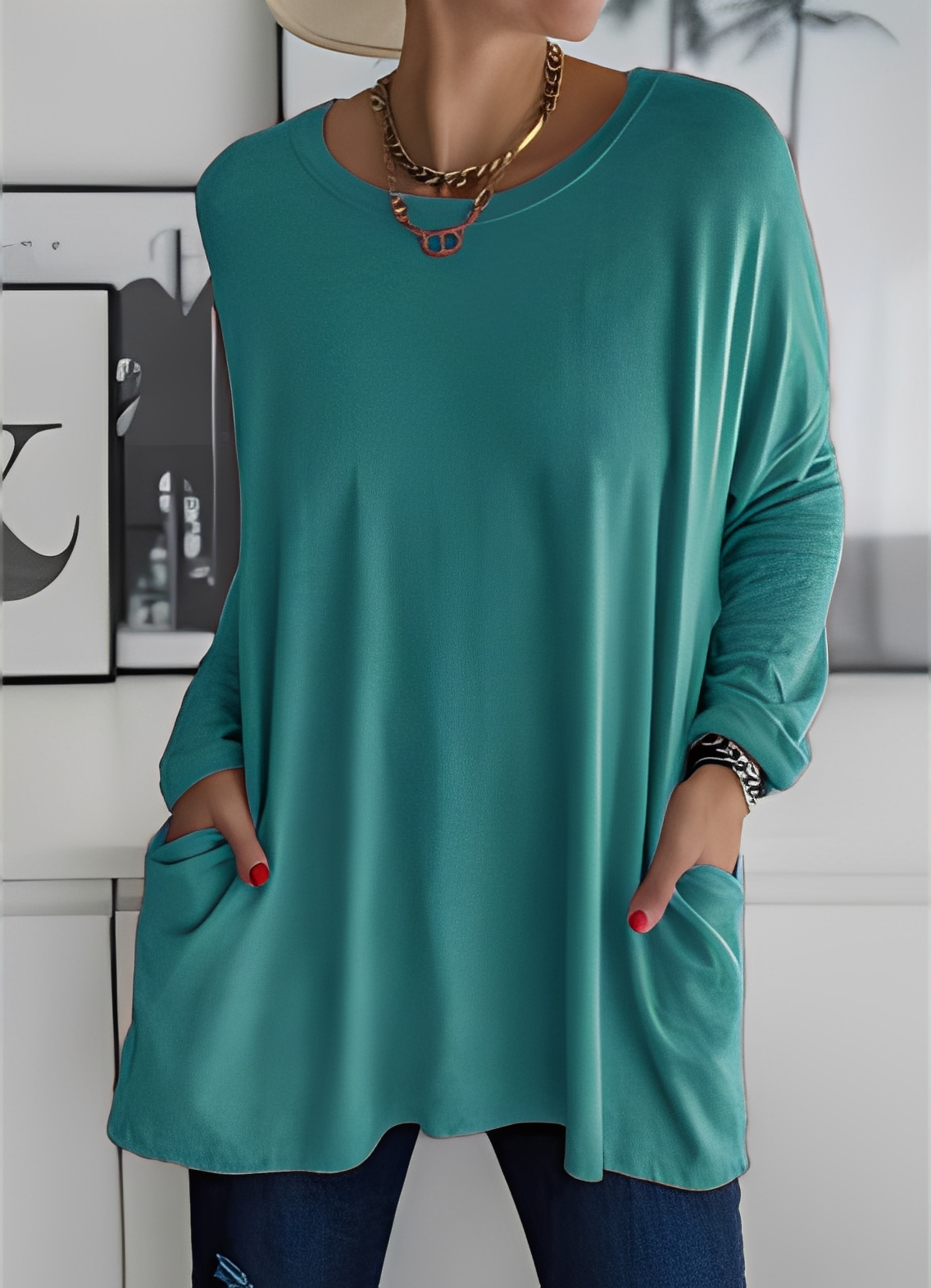 Shanene - Damenpullover mit lässiger, entspannter Ausstrahlung