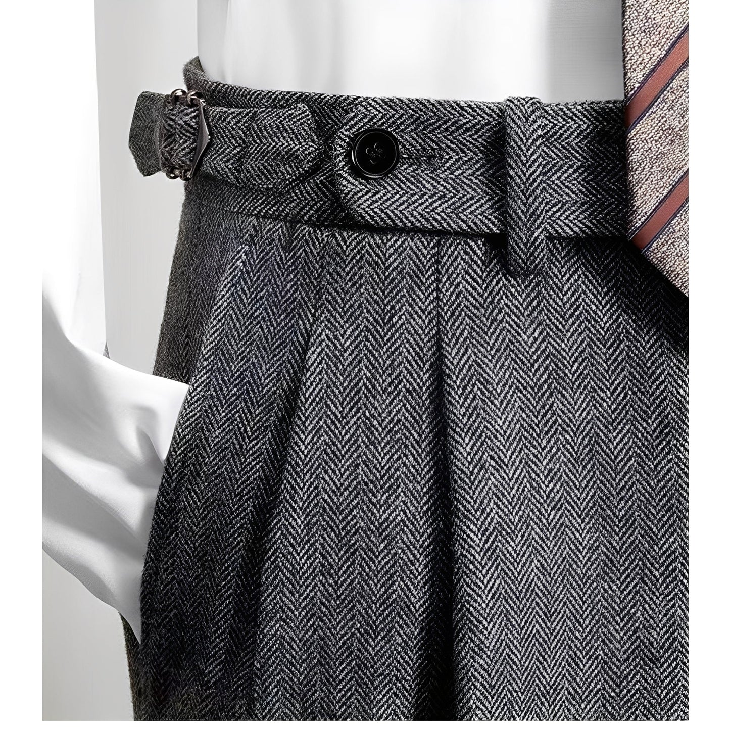Bartosz – Tweed-Relaxhose für Herren