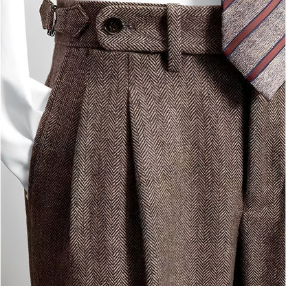 Bartosz – Tweed-Relaxhose für Herren