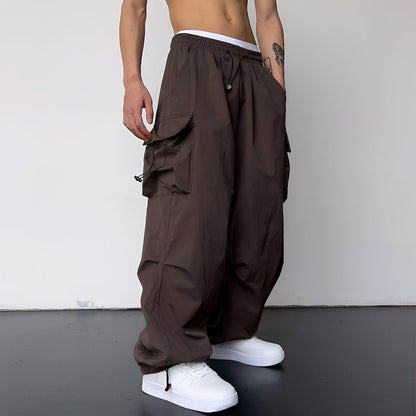 Kaleb - Modische Baggy-Cargohose für Herren