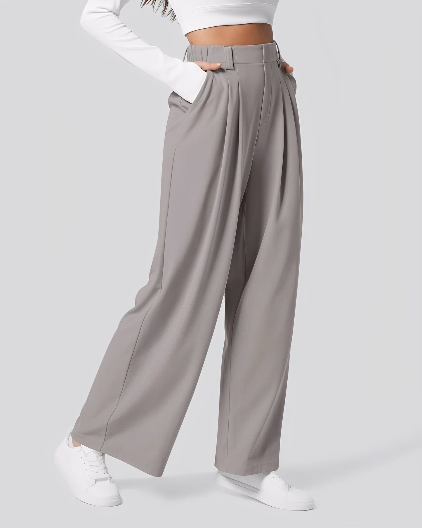 Montana - Dehnbare Damenhose mit geradem Schnitt