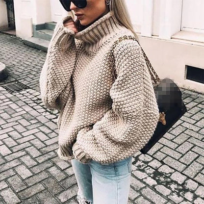 Brooke – Sehr dicker Rollkragenpullover