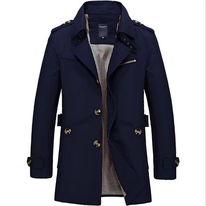 Harry - Bequeme, mittelgroße Herrenwindjacke