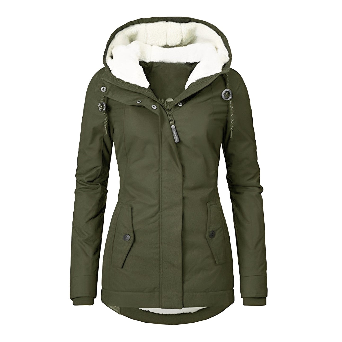Earleen - Bequeme Sherpa-Fleecejacke für Damen
