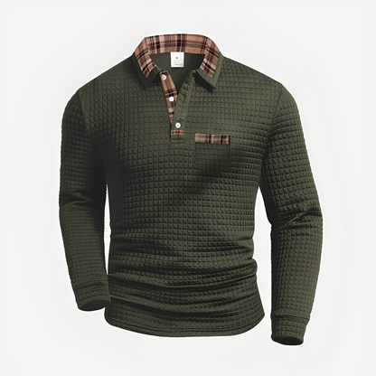 Morris - Langarm-Poloshirt für Herren im eleganten Stil