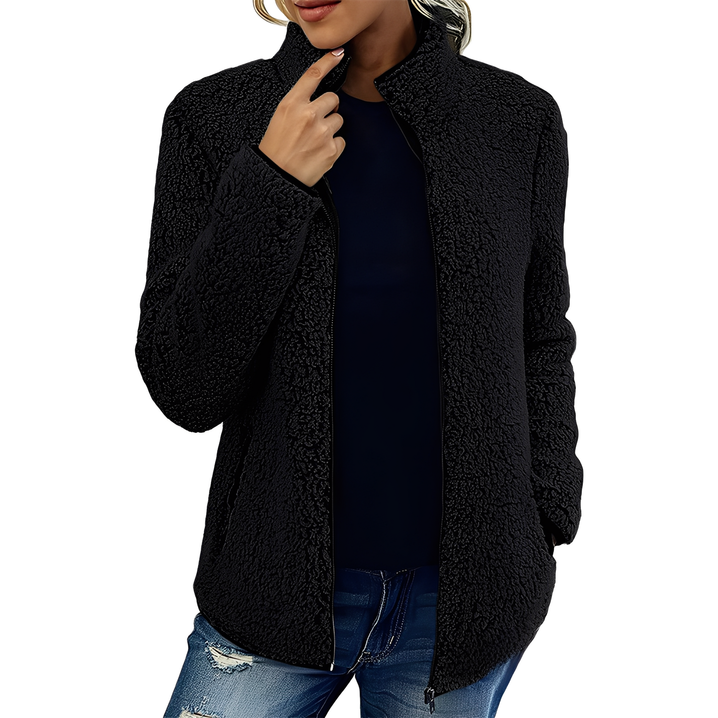 Larissa - Warme und modische Damen-Fleecejacke