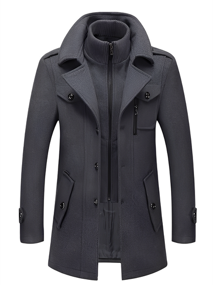 Philip - Modischer Herren-Trenchcoat mit Taschen