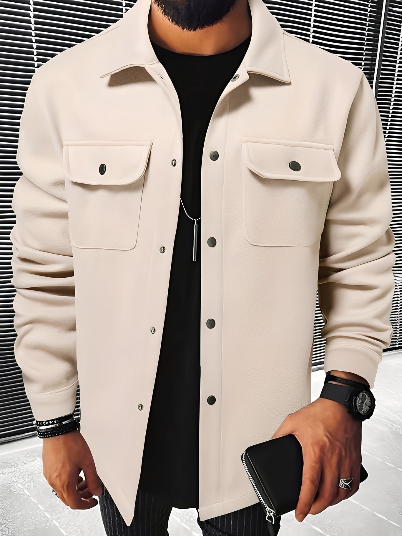 Clinton - Herrenjacke mit modernem Revers und Taschen