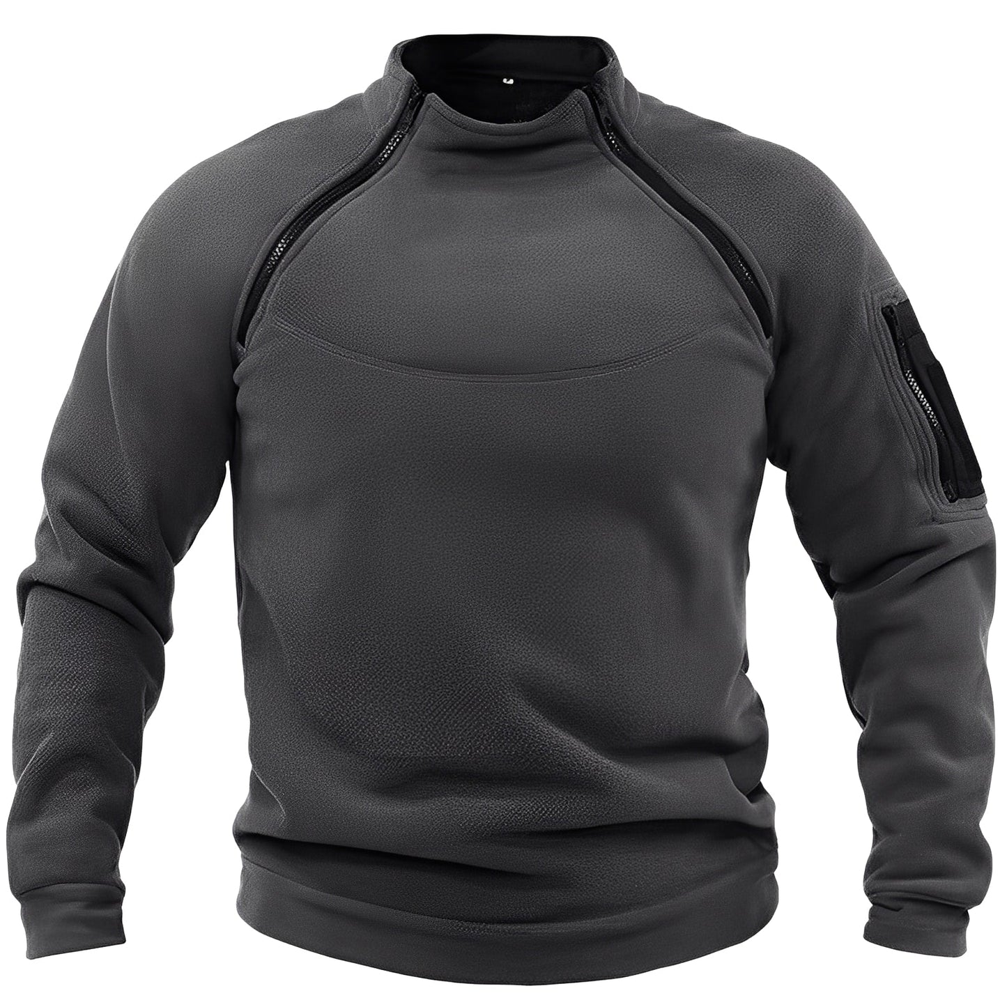 Wilbur - Herren-Fleecepullover mit Zipper für Sport