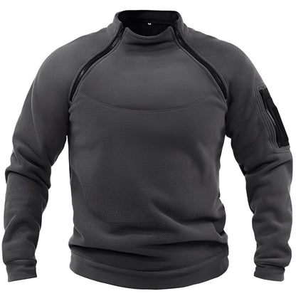 Wilbur - Herren-Fleecepullover mit Zipper für Sport