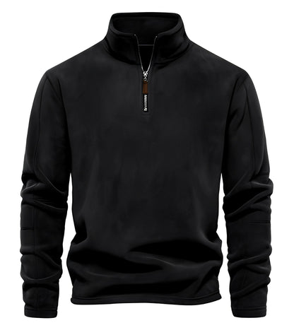 Nicholas - Stilvoller Herren-Fleecepullover mit Reißverschluss
