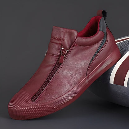 Jerred - Moderne Lederschuhe für Herren mit Reißverschluss