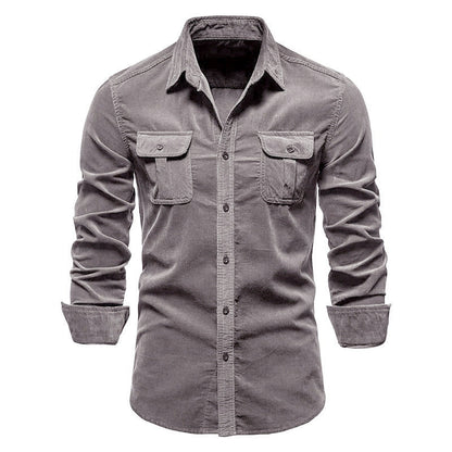 Rowen - Einfaches Shirt für Herren mit Taschen