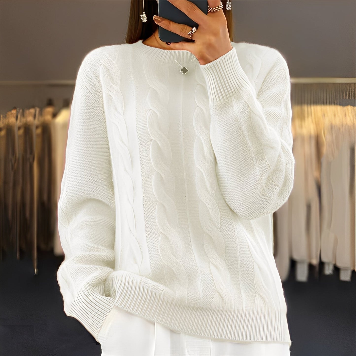 Leanne - Zeitlos eleganter Damenpullover