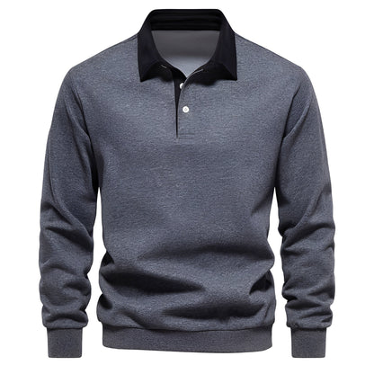 Sonnie - Bequemes Herren-Langarm-Poloshirt