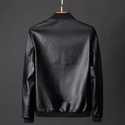 Jeremy - Trendige Biker-Lederjacke für Herren