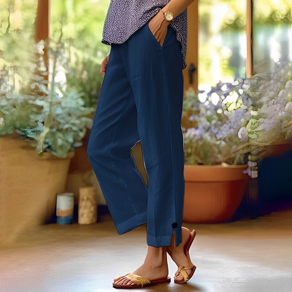 Kassia - Leichte Leinen-Sommerhose für Damen