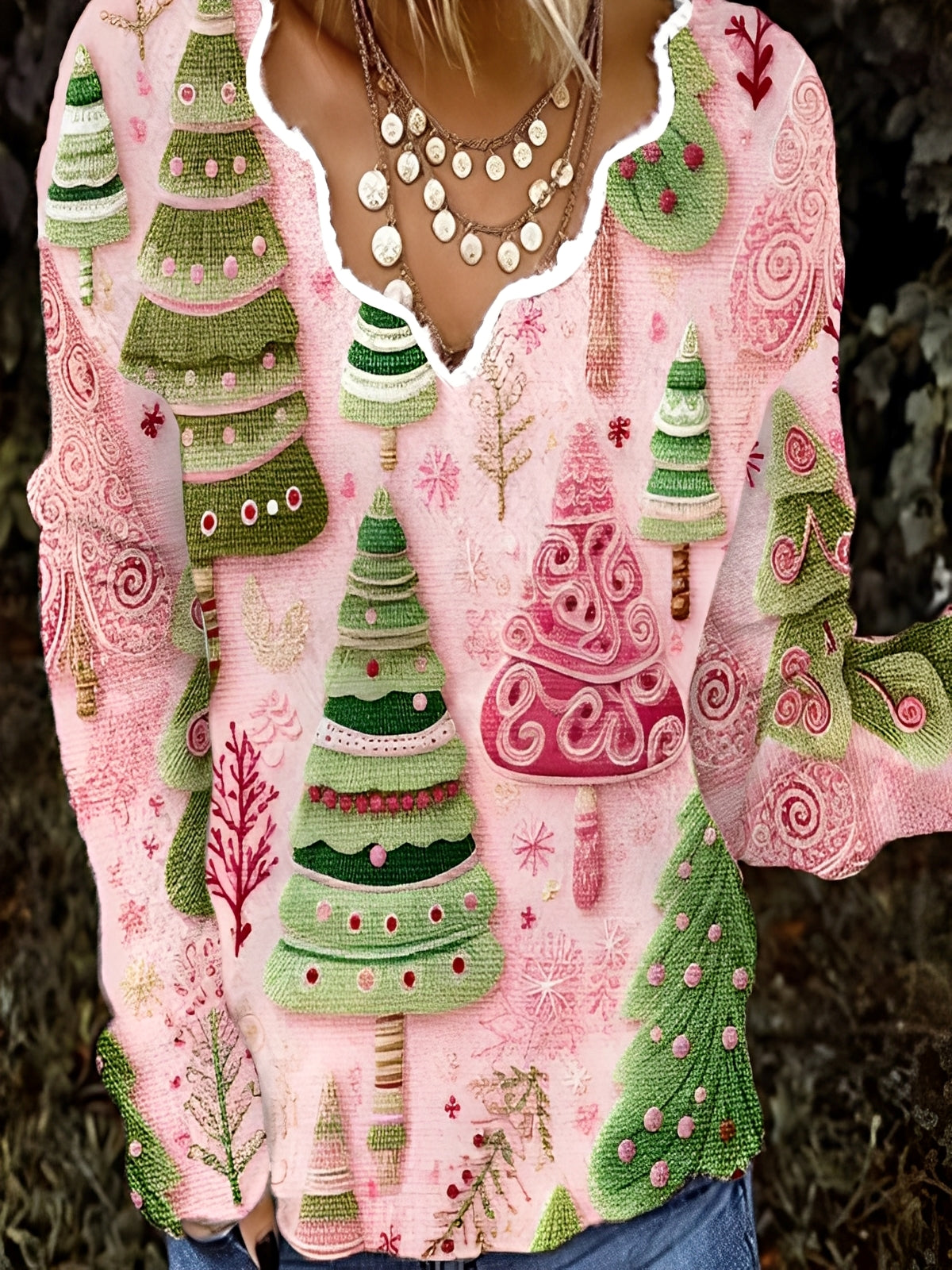 Esme - Damen Fleece mit langen Ärmeln