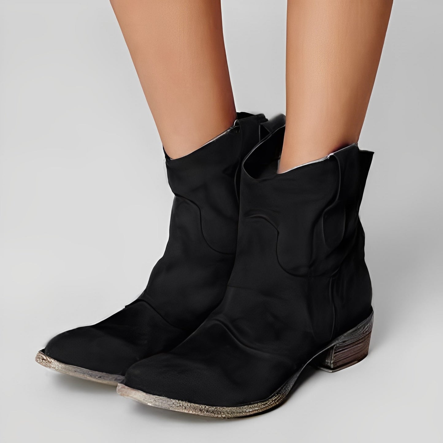 Margaret - Komfortable Damenlederstiefeletten