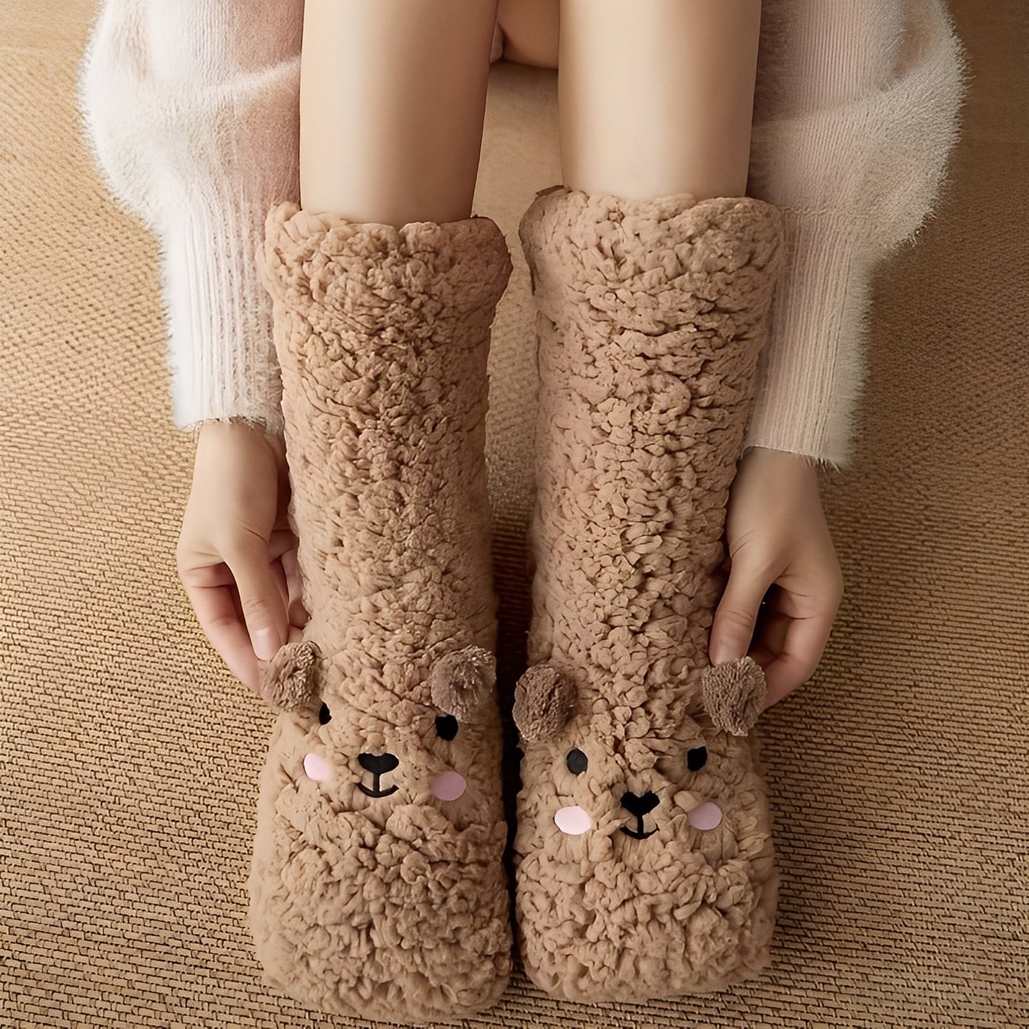 Caelie - Modische, flauschige, dicke Fleece-Socken für Frauen