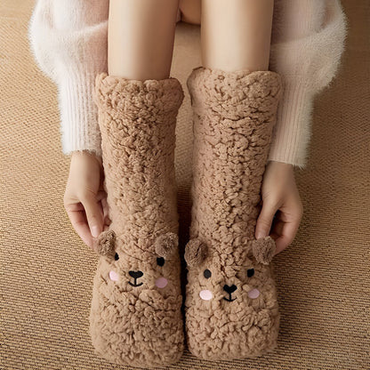 Caelie - Modische, flauschige, dicke Fleece-Socken für Frauen