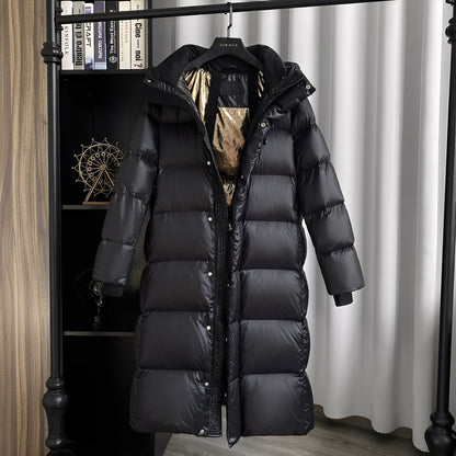 Mildred - Bequeme, lange Damen-Winterjacke