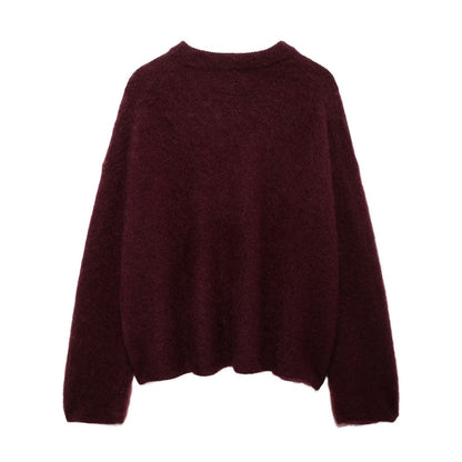 Valorie - Bequemer Damenpullover aus Mohairmix