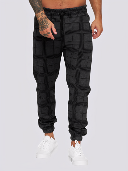 Jaeden - Trendige karierte Herren-Hose