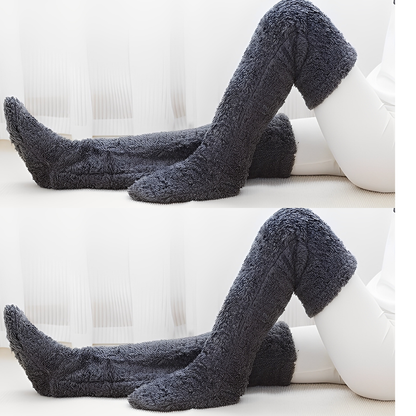 Camellia - Kuschelige, kniehohe Wintersocken für Damen