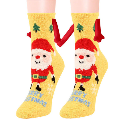 Cailin - Stilvolle Damen-Weihnachtssocken aus Fleece